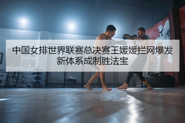 中国女排世界联赛总决赛王媛媛拦网爆发新体系成制胜法宝